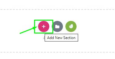 Add New Section with Elementor