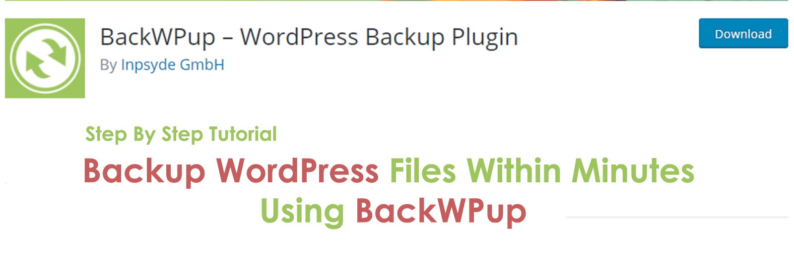 BackWPup Backup Plugins feature