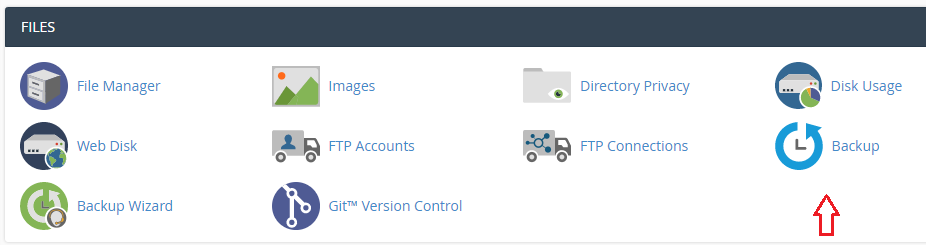 backup WordPress from cPanel