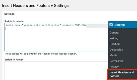 insert header footer verify