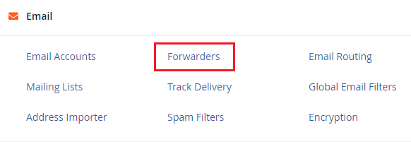 Email Forwarders